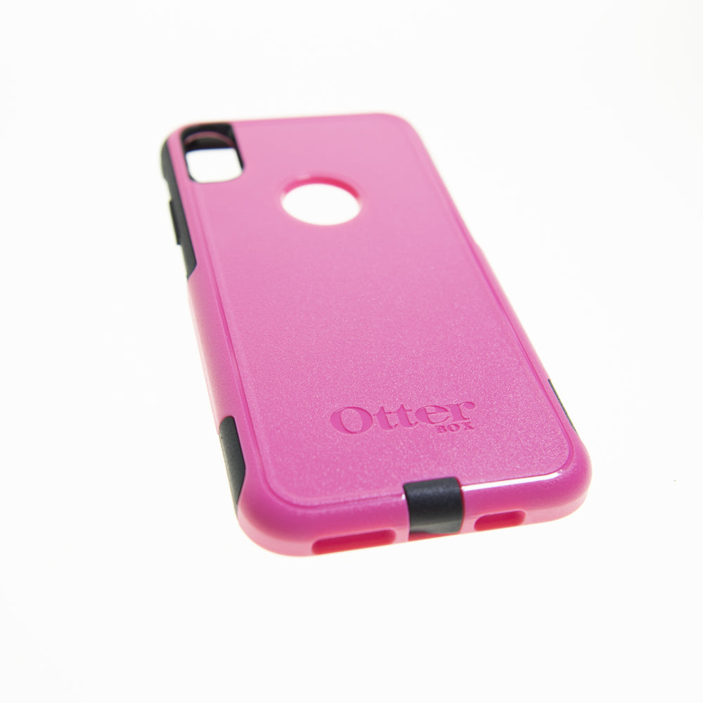 Estuche clasico otterbox commuter apple iphone xs max color rosado / negro Shop name