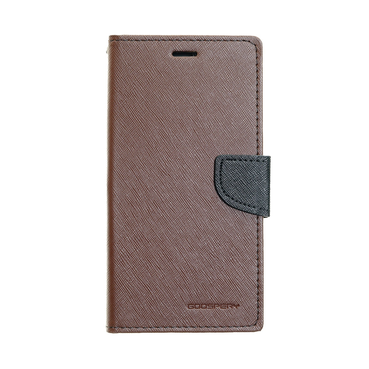 Estuche Cartera Goospery Fancy Diary para iPhone XS Max Café Negro Shop name