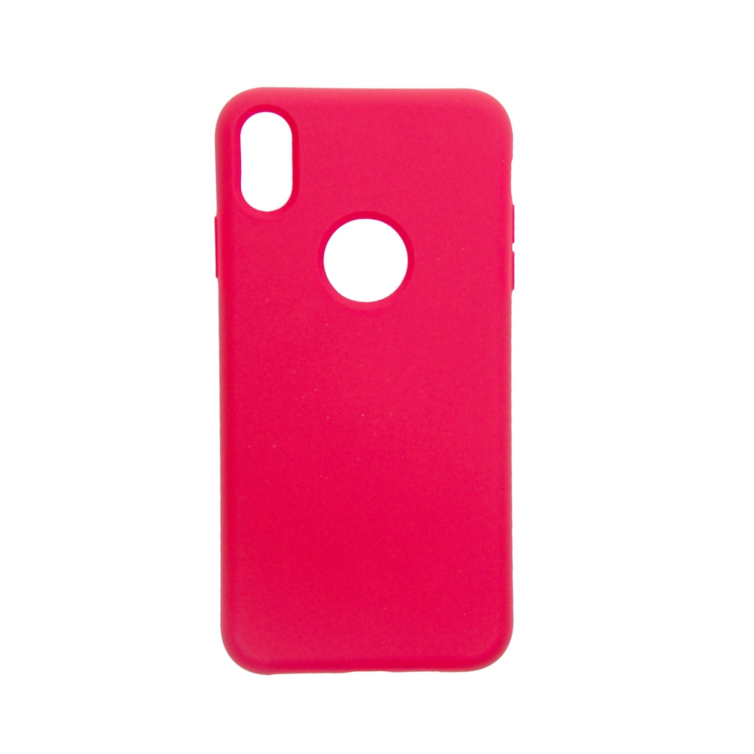 Estuche silicon el rey silicon apple iphone xs color rosado Shop name