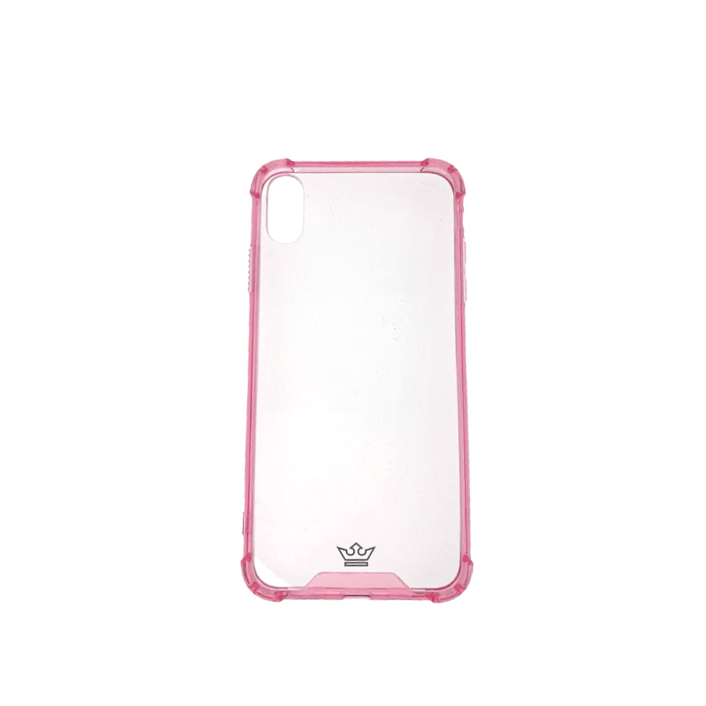 Estuche proteccion el rey hard case reforzado apple iphone xr color rosado