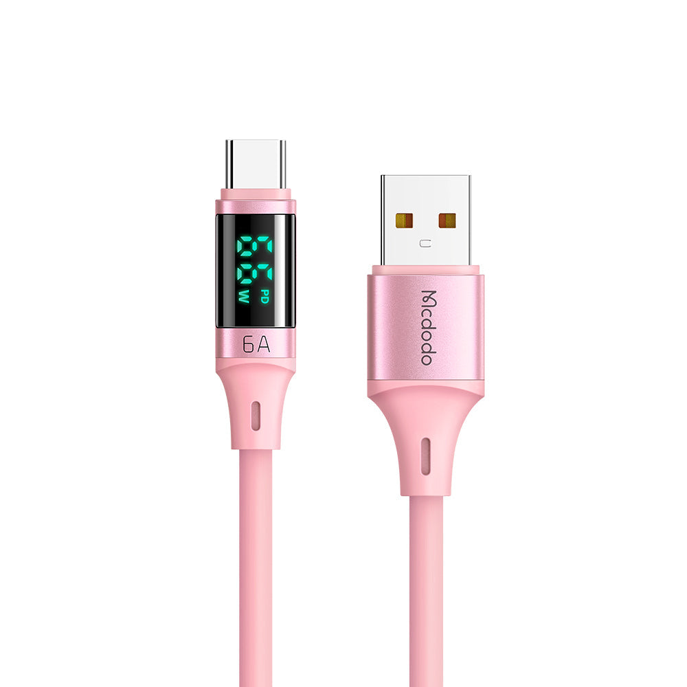 Cable mcdodo adaptador usb a lightning 1.2m pd digital hd rosado Shop name