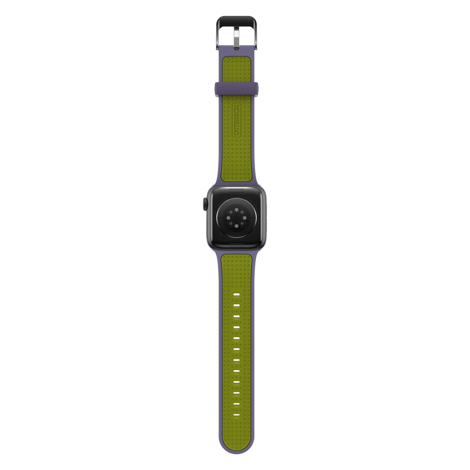 Accesorio otterbox pulsera silicon all day band apple watch 42 / 44 / 45 mm color lila / verde limon Shop name