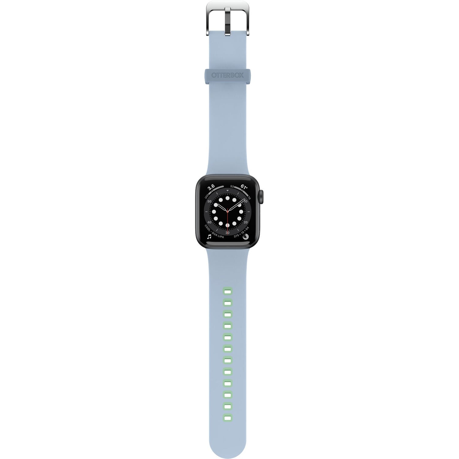 Accesorio otterbox pulsera silicon all day band apple watch 42 / 44 / 45 mm color celeste / verde claro  Shop name