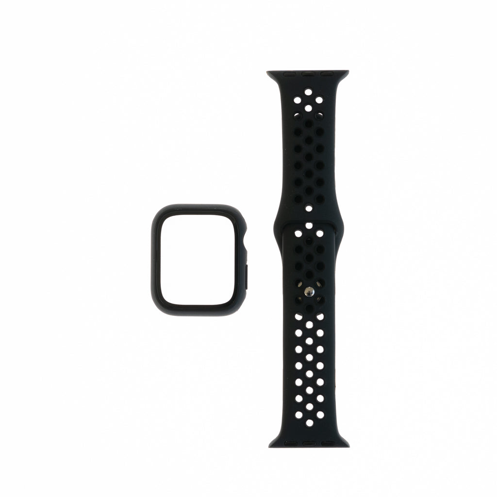 Pulseras generico pulsera nike + bumper negro / negro 42 mm Shop name
