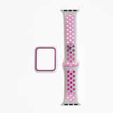 Accesorio generico pulsera nike con bumper apple watch 44 mm color blanco / fucsia  Shop name