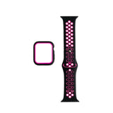 Accesorio generico pulsera nike con bumper apple watch 45 mm color negro / fucsia  Shop name