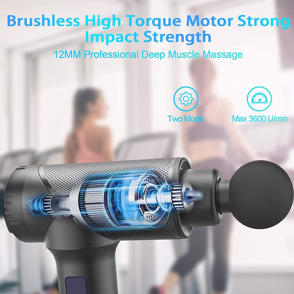 Otro jetbupistola de masaje con 5 punta y 11 velocidades / con pantalla touch profesional Shop name