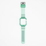 Pulseras generico + bumper rugged clear 44 mm verde  Shop name