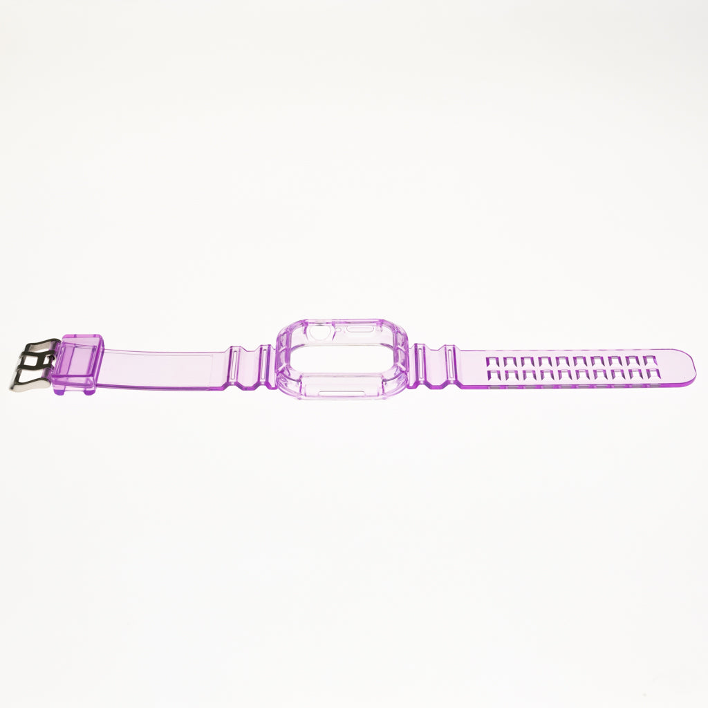 Accesorio generico pulsera con bumper rugged apple watch 45 mm color morado Shop name