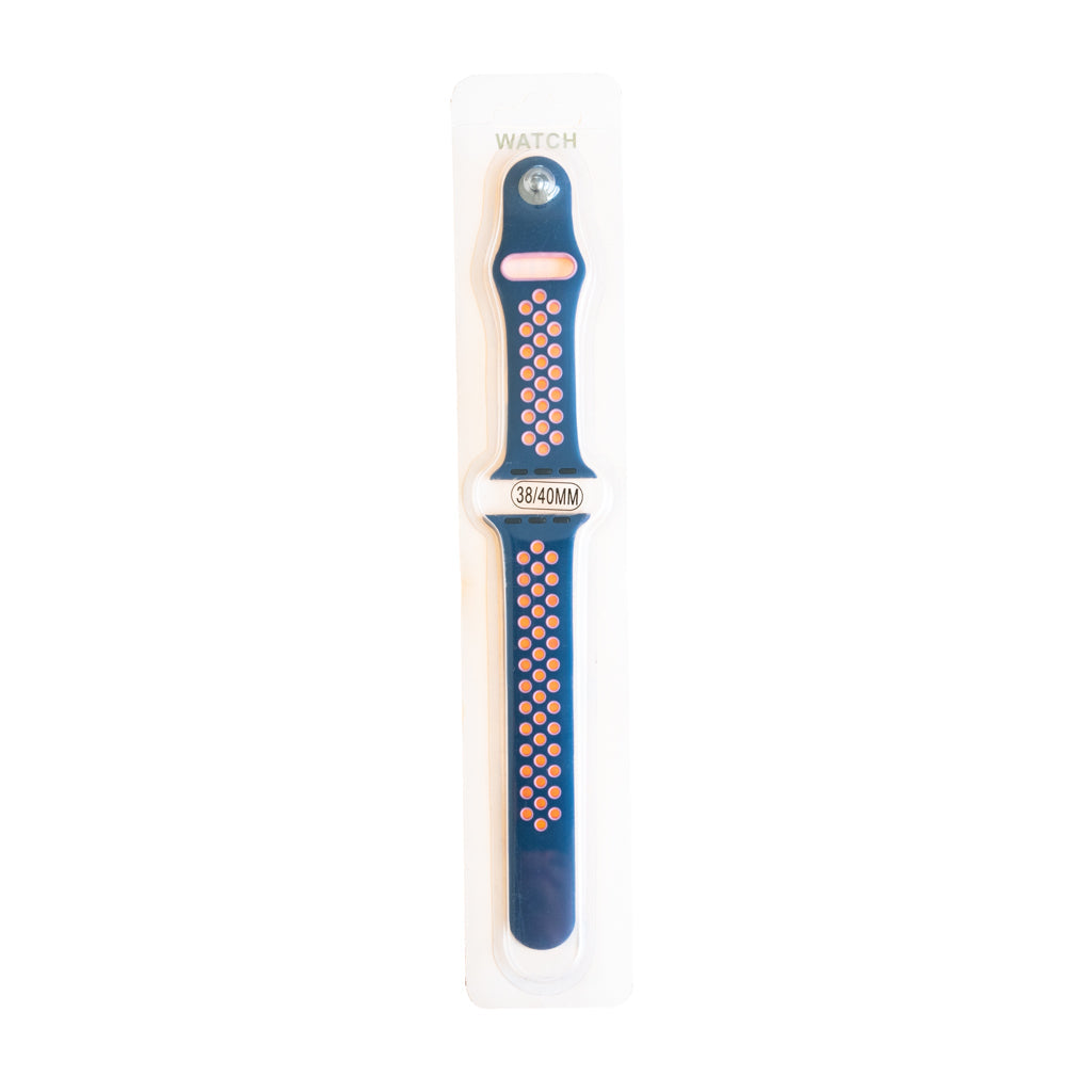 Accesorio el rey pulsera tipo nike apple watch 38 / 40 / 41 mm color turquesa / rosado Shop name