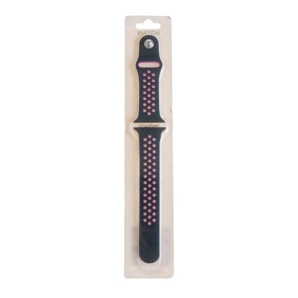 Accesorios el rey pulseras tipo nike negro / morado 42 mm / 44 mm / 45 mm Shop name