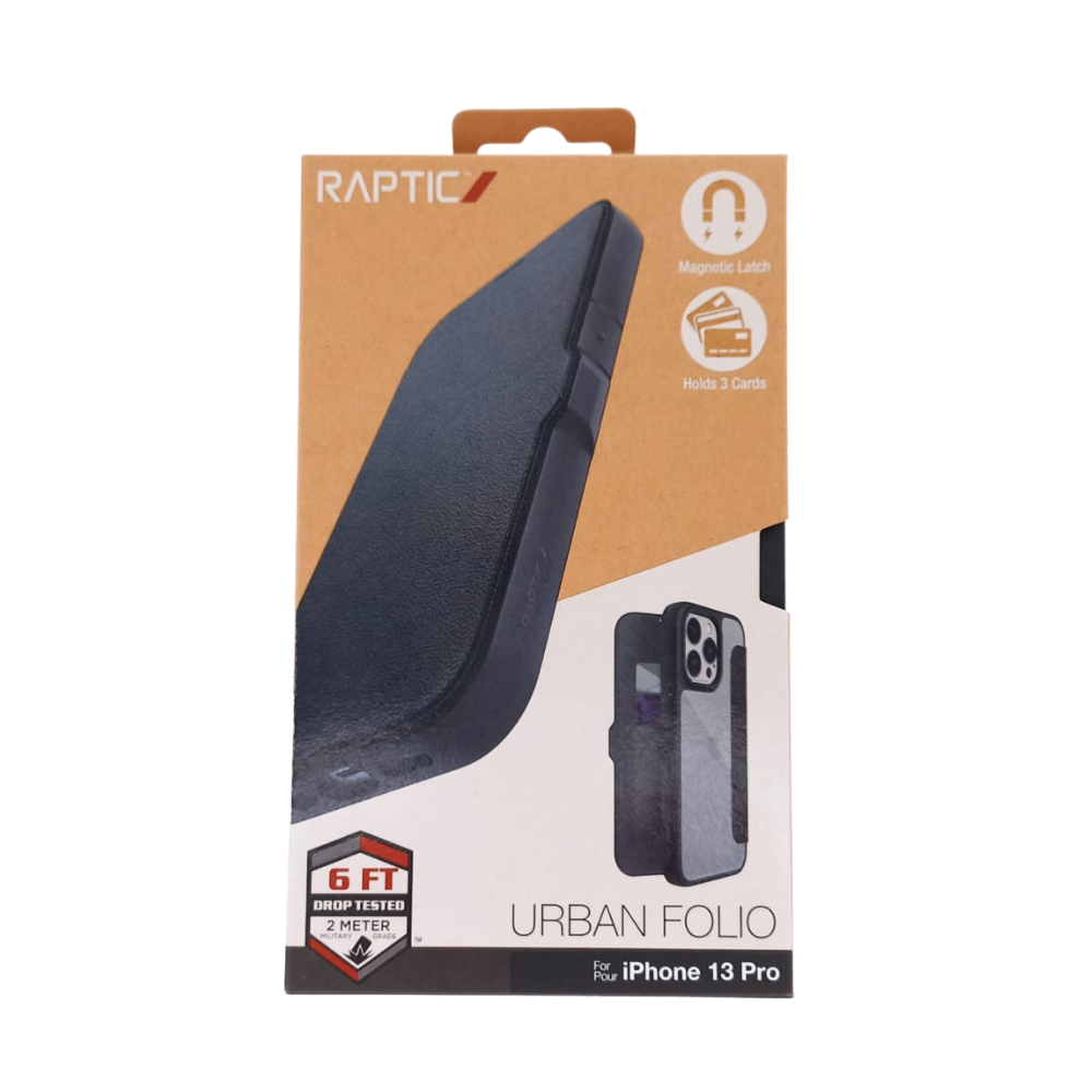 Estuche Clásico Xdoria Raptic Urban Folio Para iPhone 13 Pro Negro Shop name