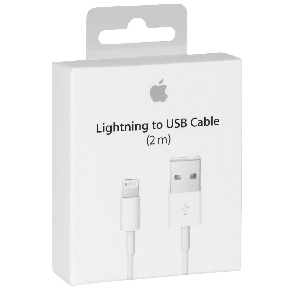 Cable apple lightning original de 2 metros con empaque retail Shop name