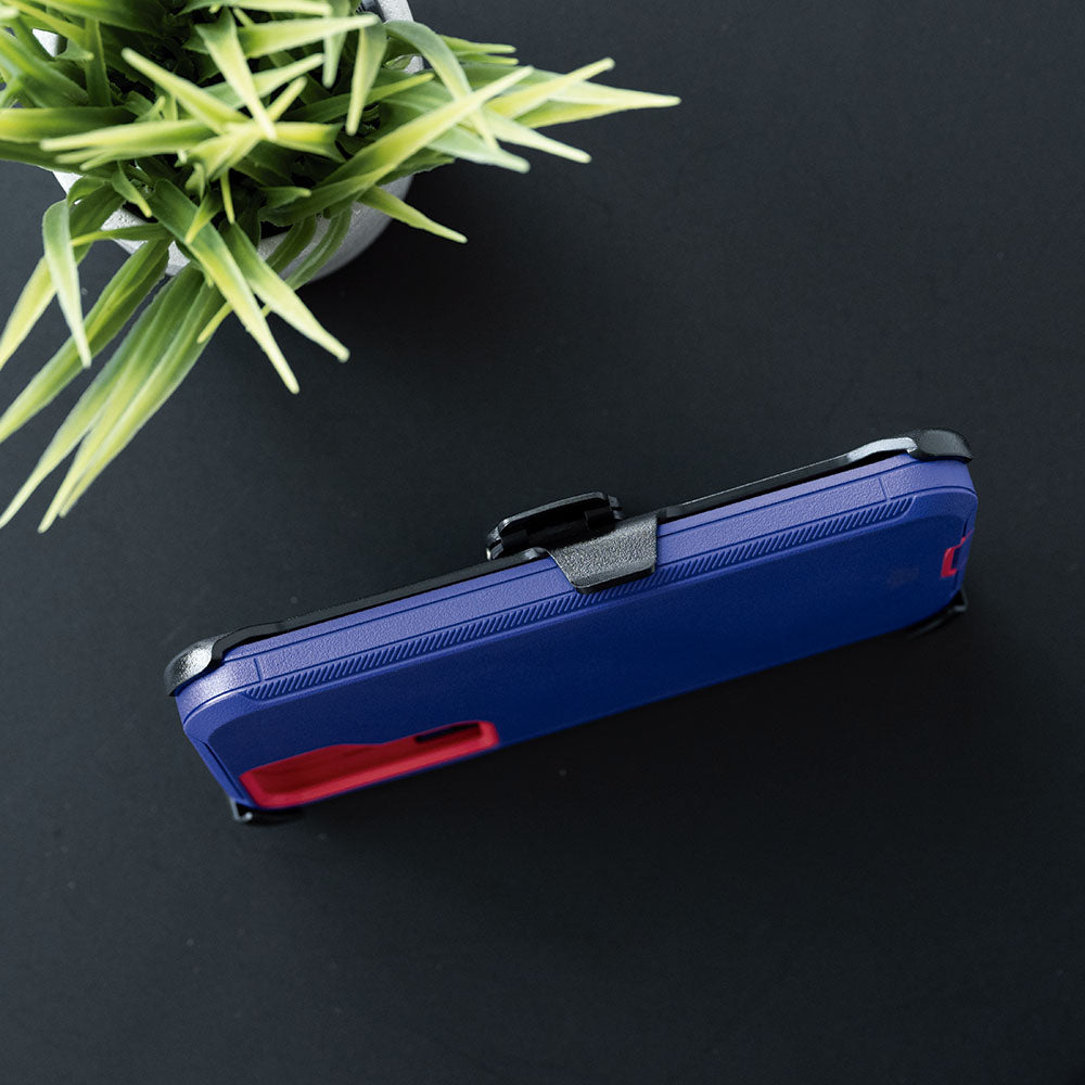 Estuche proteccion el rey defender samsung s22 color morado / rosado Shop name