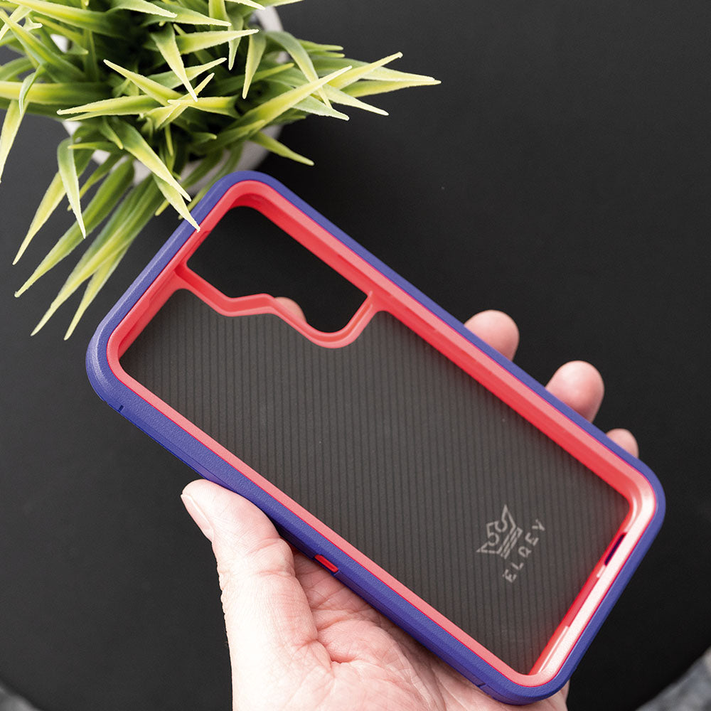 Estuche proteccion el rey defender samsung s22 plus color morado / rosado Shop name