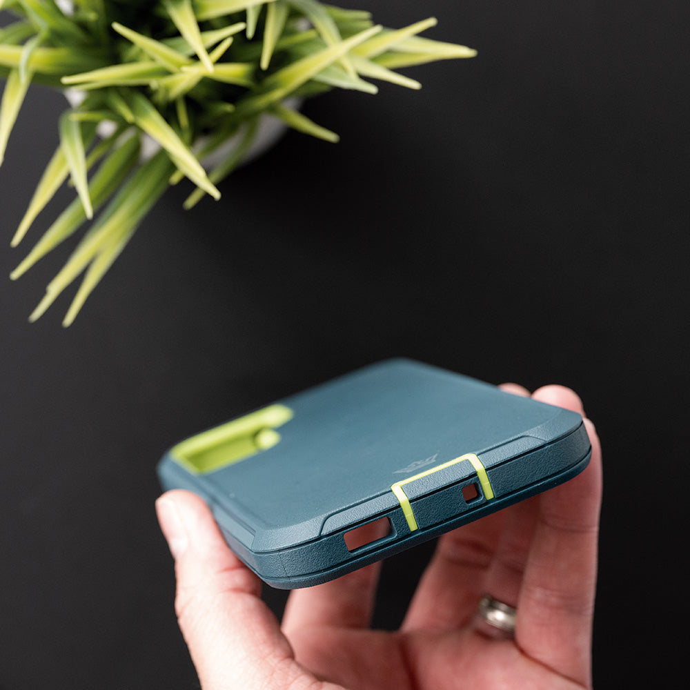 Estuche proteccion el rey defender samsung s22 plus color verde Shop name