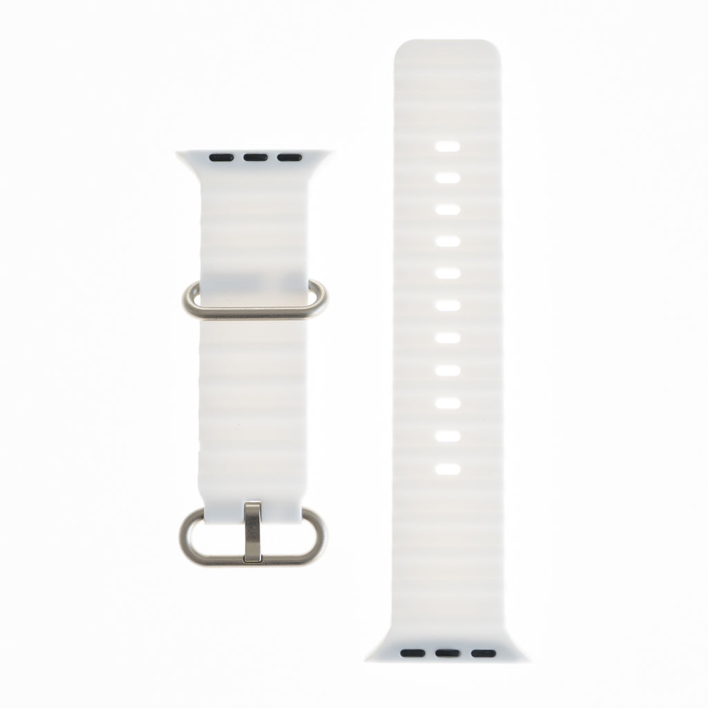 Accesorio el rey pulsera silicon ocean 42 / 44 / 49 mm blanco Shop name