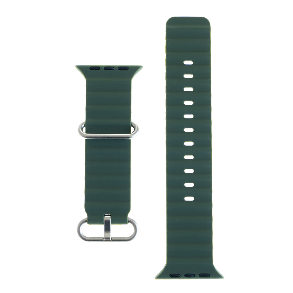 Accesorio el rey pulsera silicon ocean 38 / 40 / 41 mm verde musgo Shop name