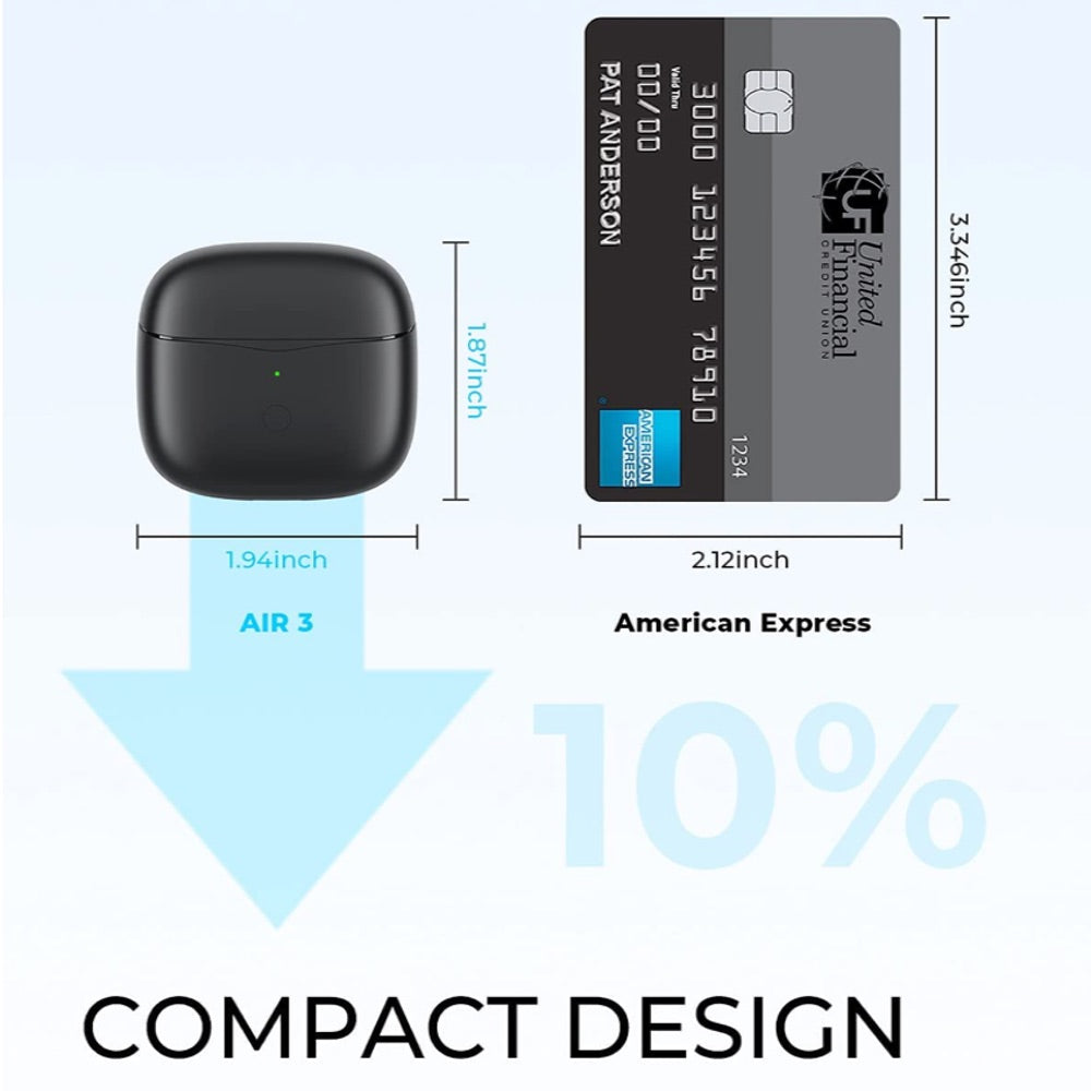Audifonos soundpeats inalambrico air3 aptx adaptativo con cancelacion de sonido negro  Shop name