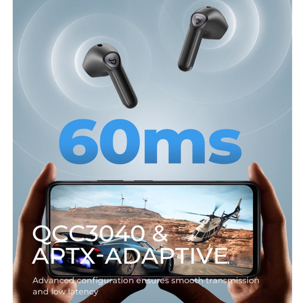 Audifonos soundpeats inalambrico air3 aptx adaptativo con cancelacion de sonido negro  Shop name