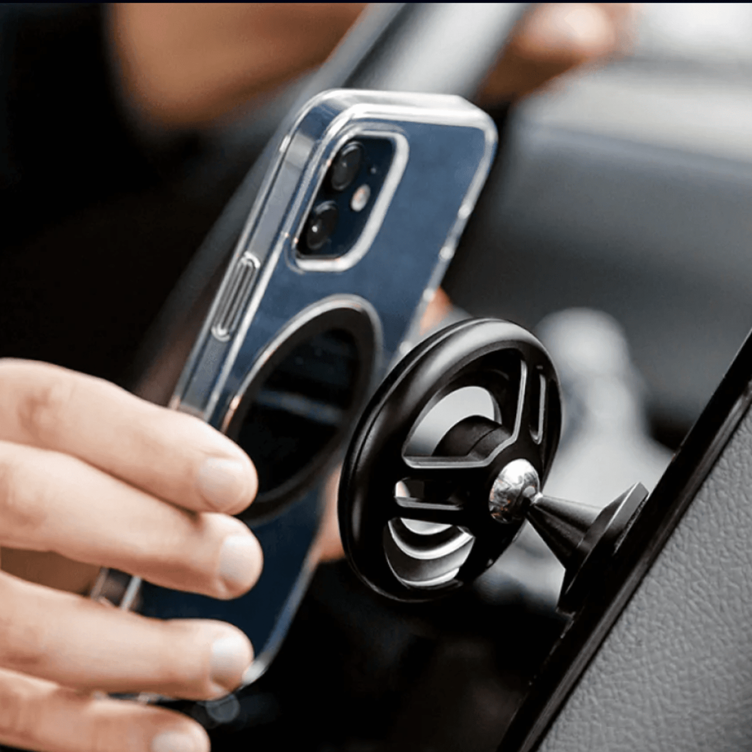 Accesorio switcheasy carro magmount magnetic backet para color negro