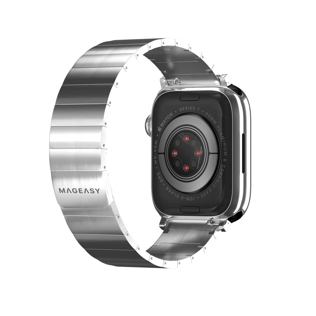Accesorio switcheasy pulsera maestro stainless steel magnetico apple watch 38 / 40 / 41 mm plateado  Shop name