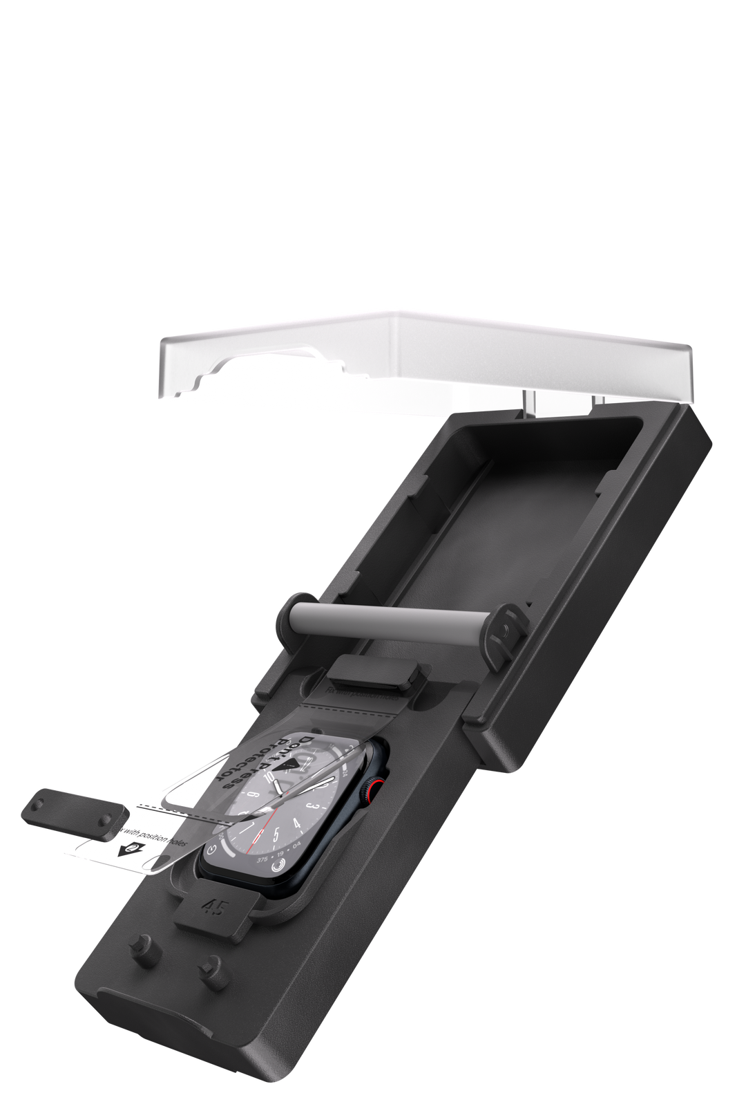 Protector pantalla mageasy smart watch hybrid glass kit de intalacion 45 mm apple transparente Shop name