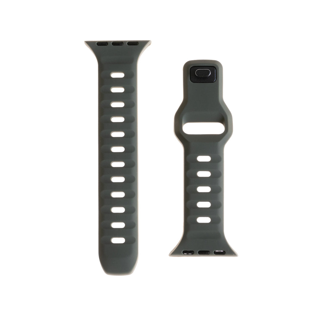 Estuche spigen pulsera sport strap 38 mm 40 mm 41 mm color verde ceniza Shop name