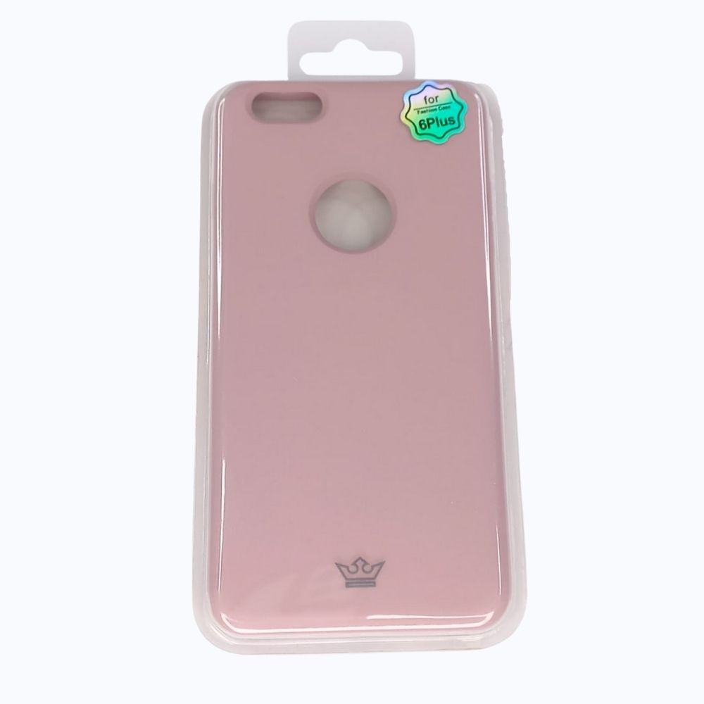 Estuche de Silicón El Rey para iPhone 6 Plus Color Rosado Shop name