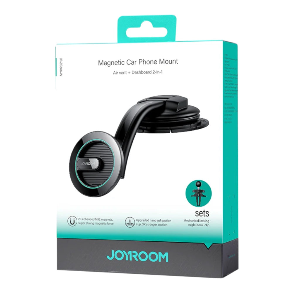 Holder joyroom magnetic car phone mount  color negro modelo jr-zs366  Shop name
