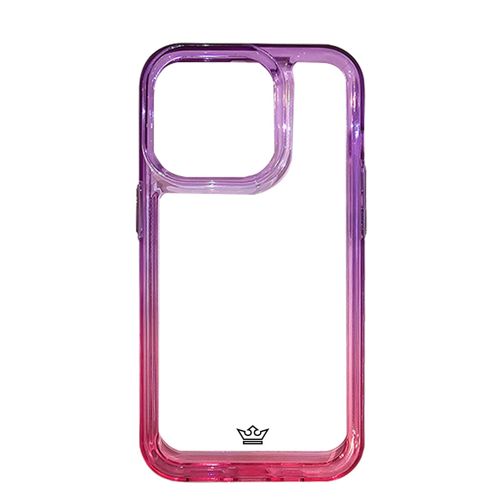 Estuche clasico el rey degrade apple iphone 14 pro color morado / rosado Shop name