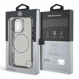 Mercedes-Benz mb hc magsafe transparent pc/tpu w/ black ring clear iphone 16