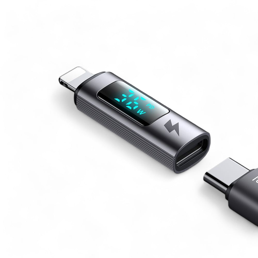 Accesorio mcdodo adaptador ca-6100 adaptador otg  tipo-c a lightning color gris