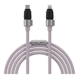 Accesorio sharge lightning phantom cable lightning to c color morado  Shop name