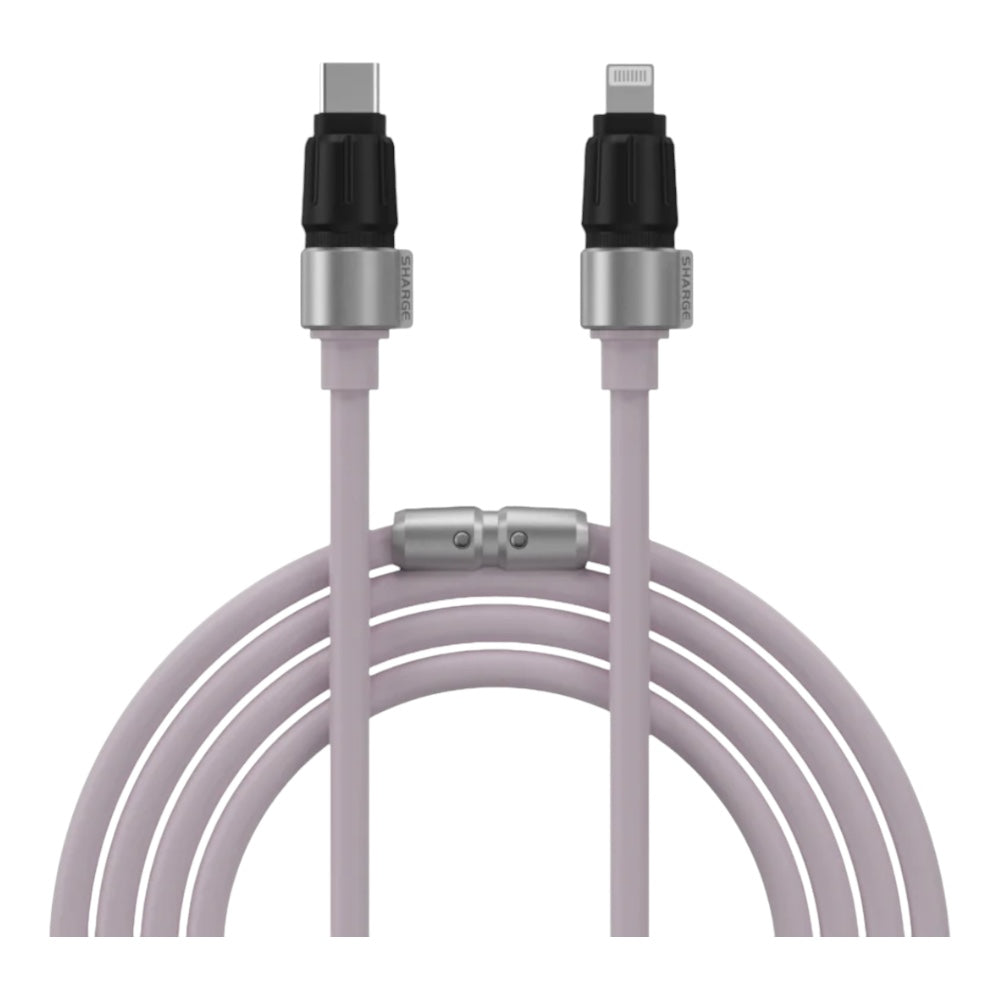 Accesorio sharge lightning phantom cable lightning to c color morado  Shop name