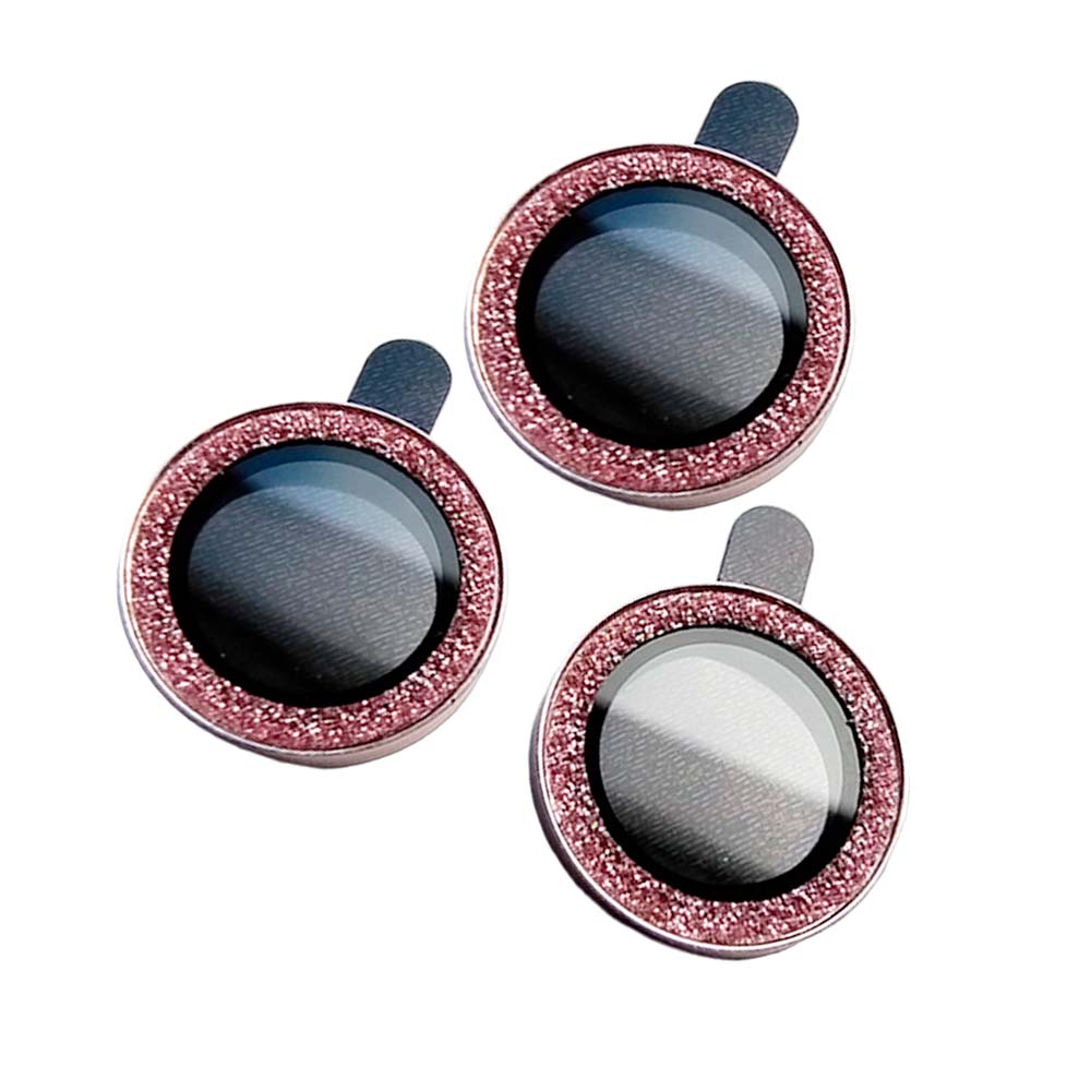 Accesorio el rey vidrio templado camara iphone 15 pro brillos color rosado  Shop name