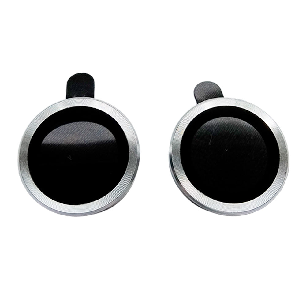 Accesorio el rey vidrio templado camara iphone 15 metal color plateado  Shop name