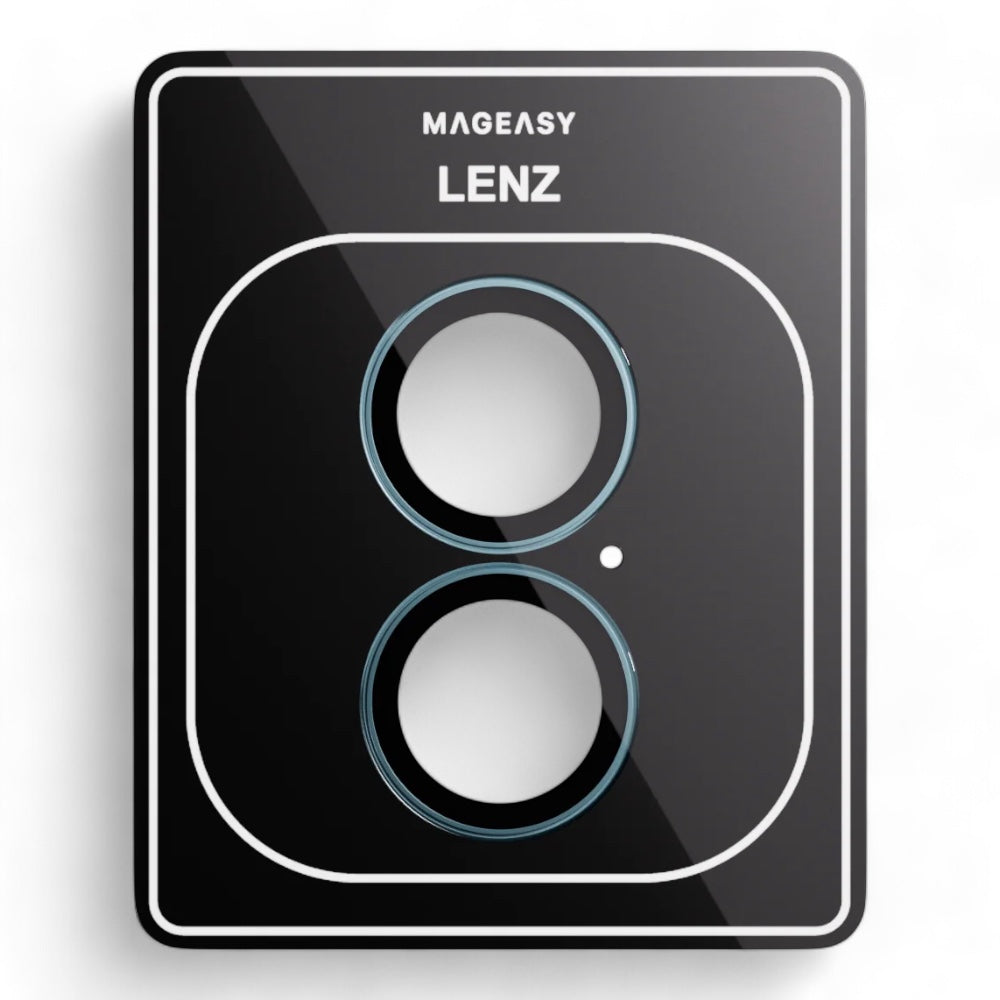 Accesorio mageasy vidrio templado camara iphone 16 lenz sapphire lens protector 2 lenses / 2 lenses large vista blue color celeste  Shop name