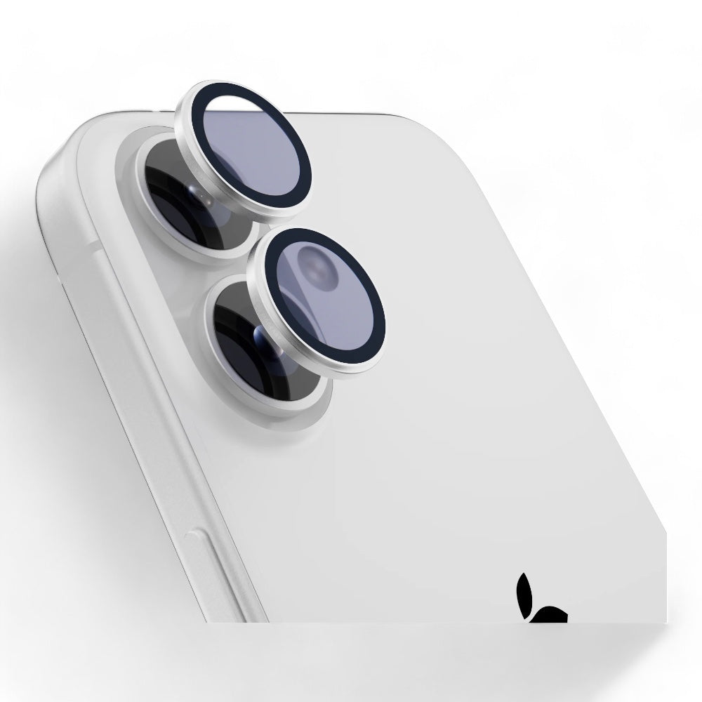Accesorio mageasy vidrio templado camara iphone 16 lenz sapphire lens protector 2 lenses / 2 lenses large color blanco