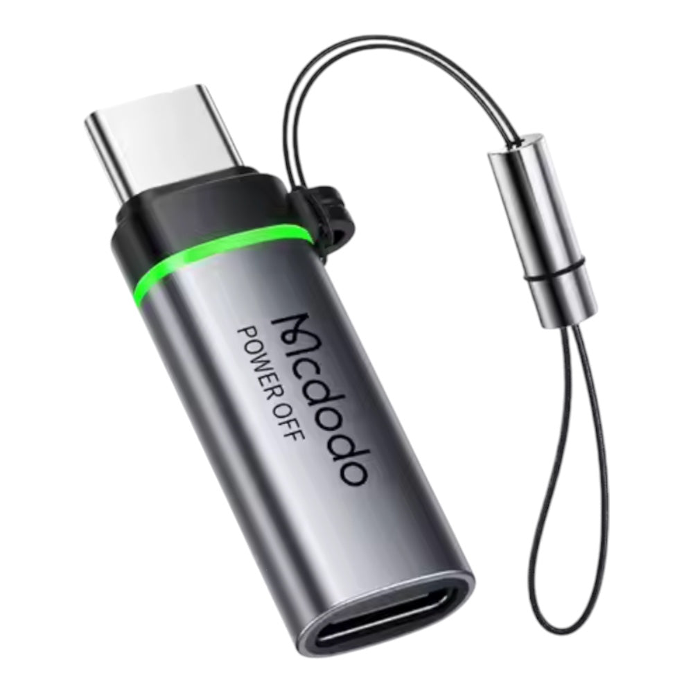 Adaptador mcdodo tipo c usb-c 100w smart protection power off fast charging adapter ot-245 color negro