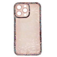 Estuche El Rey Marco IPhone 12 Pro Max Diamantes Transparente Rosado  Shop name