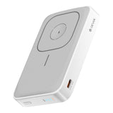 Devia EP183 Extreme Speed Series PD 20W 3 In 1 Magnetic Wireless Power Bank With Bracket color white