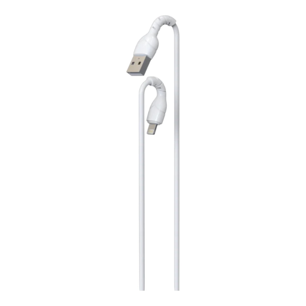 Cable devia usb devia lightning kintone series economico ec406 color blanco  Shop name