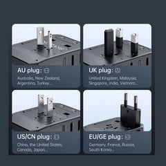 Cargador mcdodo cp-4290 pared  de viaje universal  de 33w 3 puertos carga rápida color negro  Shop name