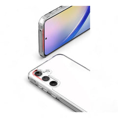 Estuche el rey samsung a35 botones grises color transparente  Shop name