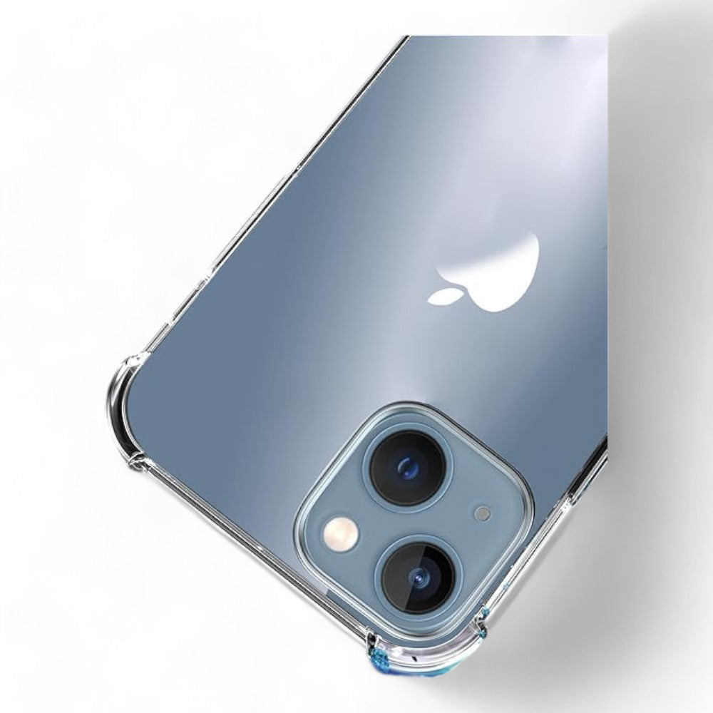 Estuche transparente el rey hard case apple iphone 15 plus color transparente