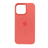 Estuche apple magsafe iphone 15 pro silicone color papaya  Shop name
