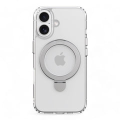 Estuche devia magsafe iphone 16 clean series magnetic shockproof case with bracket color transparente  Shop name