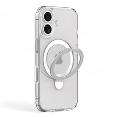 Estuche devia magsafe iphone 16 clean series magnetic shockproof case with bracket color transparente  Shop name