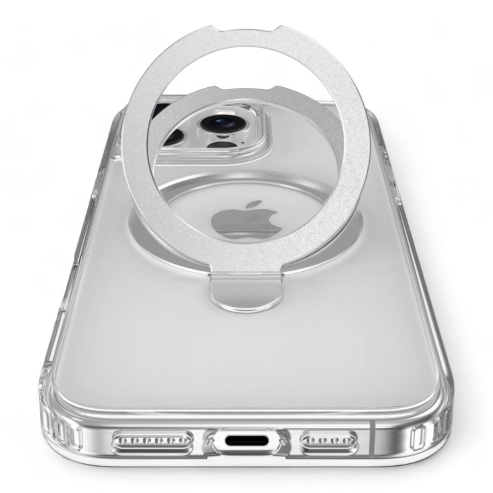 Estuche devia magsafe iphone 16 clean series magnetic shockproof case with bracket color transparente  Shop name